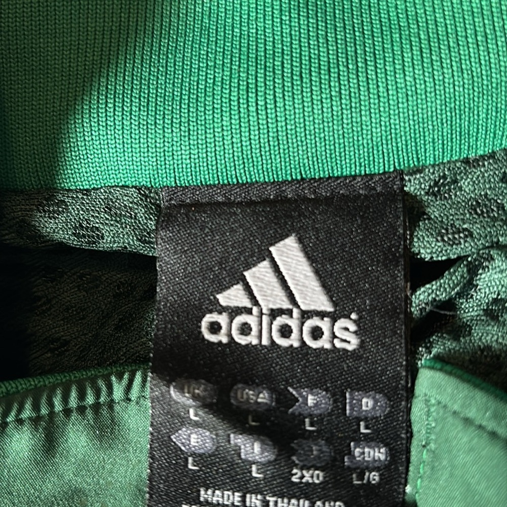 adidas Boston Celtics Green On-Court East Full Zip Jacket - Picture 9 of 9